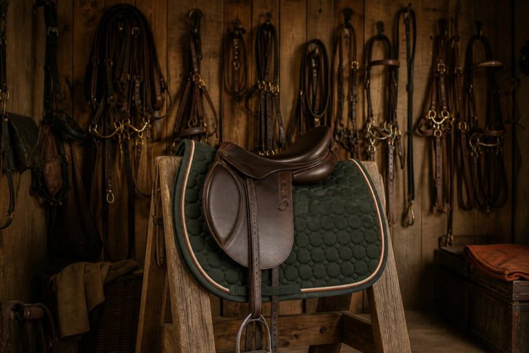 Tapis de selle : matières, tailles et entretien qui dure