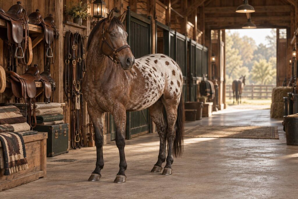 Illustration éditoriale du sujet : Appaloosa : une race avant tout, bien au-delà de la robe